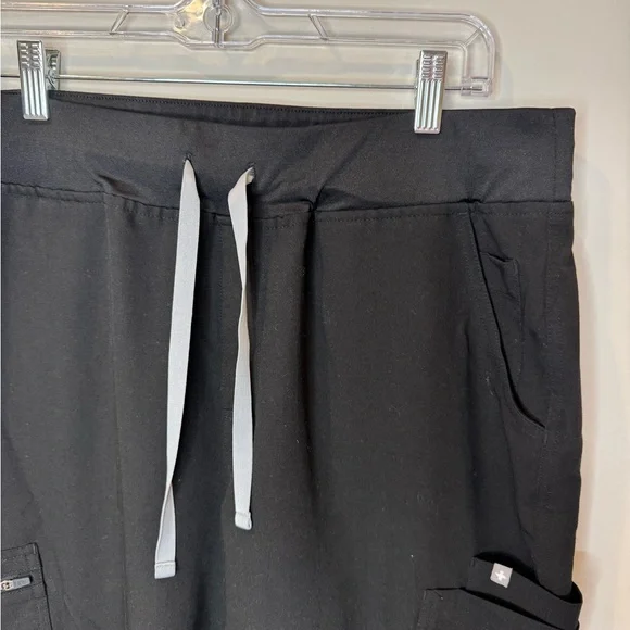 Mens Figs Technical Collection Black Scrub Pants XL - Picture 4 of 12